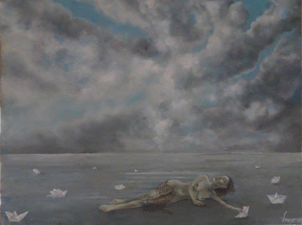 A marée basse (73x50 cm)